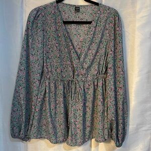 Women’s SHEIN Maternity Floral Babydoll Top Size L
